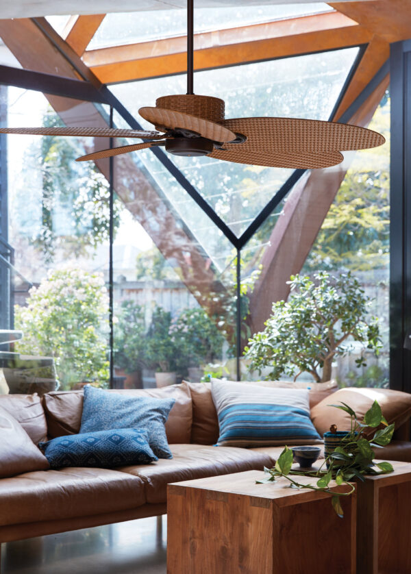 Deckenventilator Fijian II Braun 132 cm mit Wandschalter Deckenventilator Fijian II Braun 132 cm mit Wandschalter
