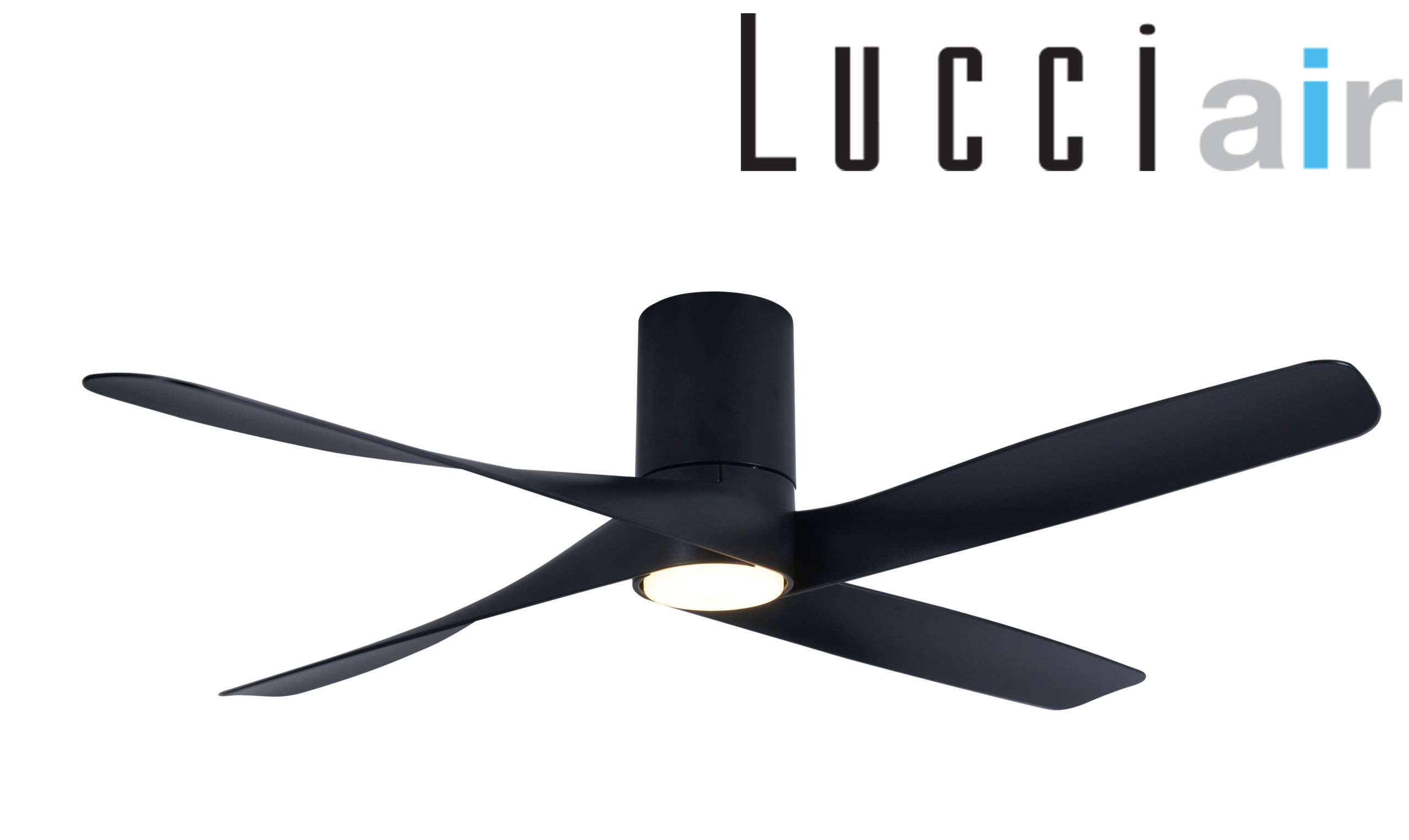 Energiespar Deckenventilator Riviera Schwarz 132 cm mit LED Beleuchtung und Fernbedienung Energiespar Deckenventilator Riviera Schwarz 132 cm mit LED Beleuchtung und Fernbedienung