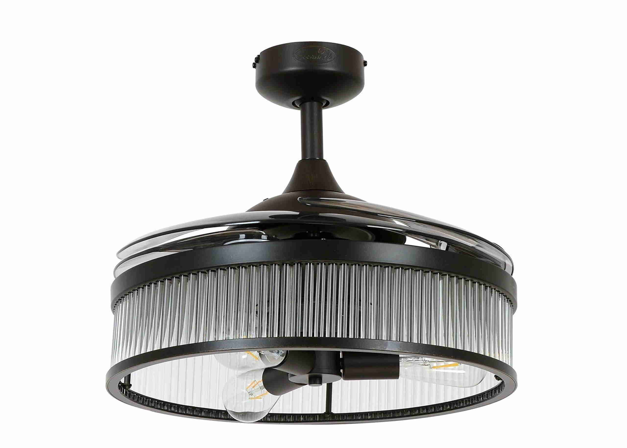 Deckenventilator Fanaway Corbelle Schwarz 122 cm mit Beleuchtung und Fernbedienung Deckenventilator Fanaway Corbelle Schwarz 122 cm mit Beleuchtung und Fernbedienung
