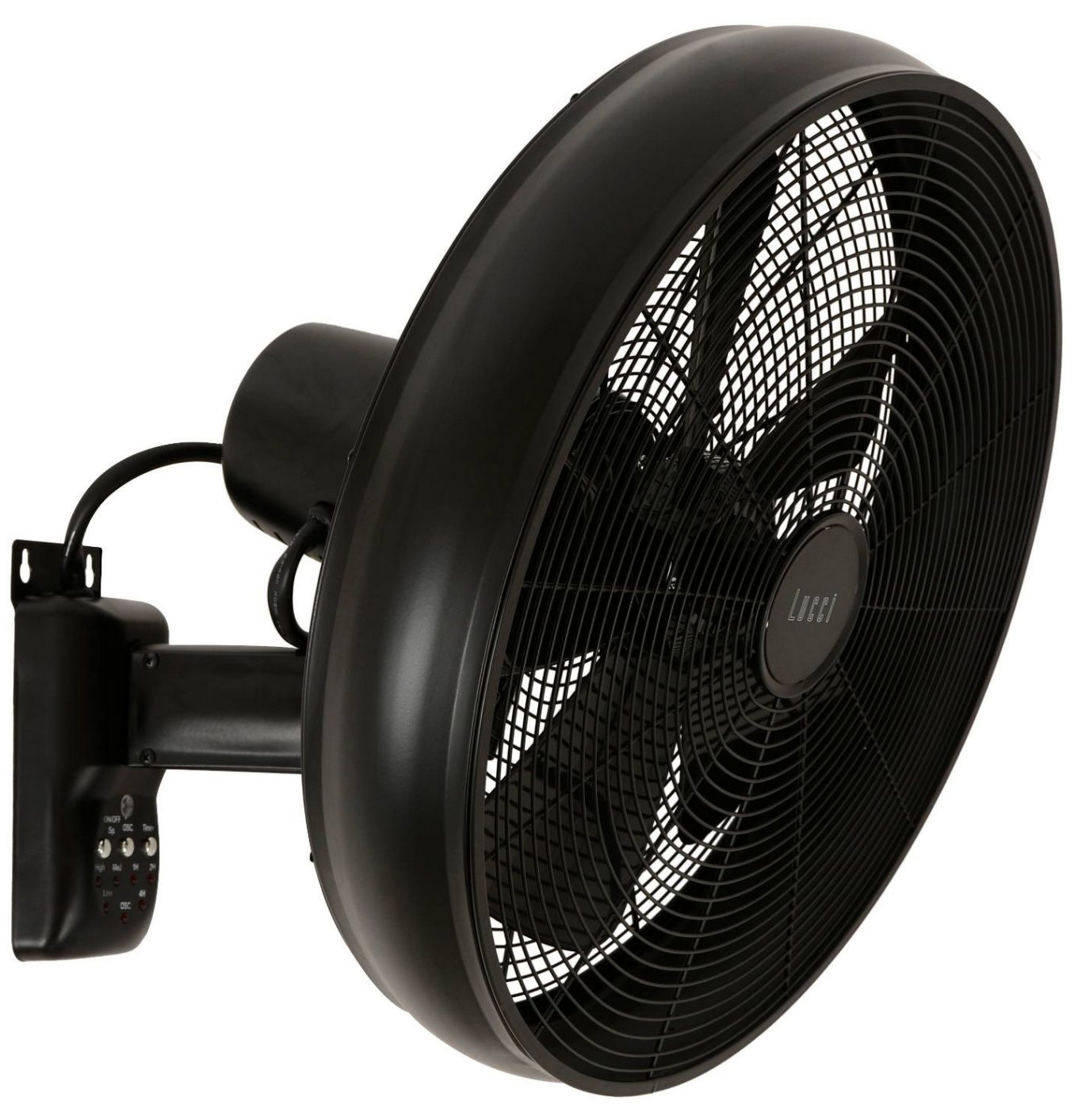 BREEZE - Wandventilator in Schwarz BREEZE - Wandventilator in Schwarz