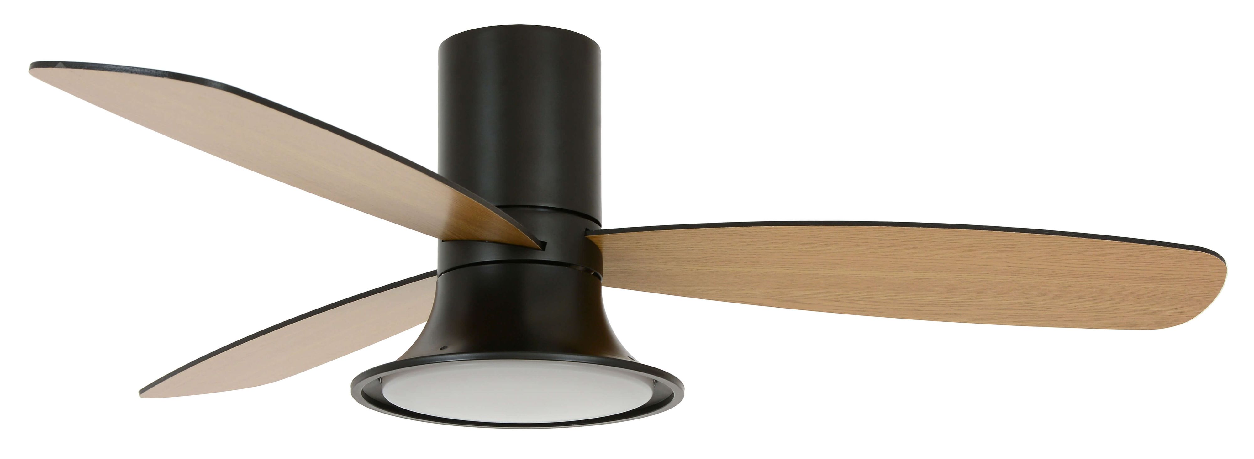 Energiespar Deckenventilator Flusso Schwarz 132 cm mit LED Beleuchtung und Fernbedienung Energiespar Deckenventilator Flusso Schwarz 132 cm mit LED Beleuchtung und Fernbedienung