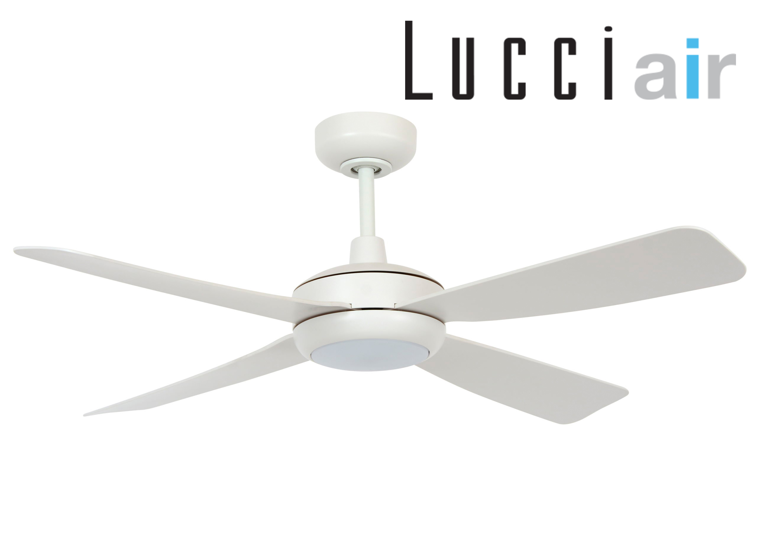 Energiespar Deckenventilator Slipstream Weiß 107 cm LED Beleuchtung und Fernbedienung Energiespar Deckenventilator Slipstream Weiß 107 cm LED Beleuchtung und Fernbedienung
